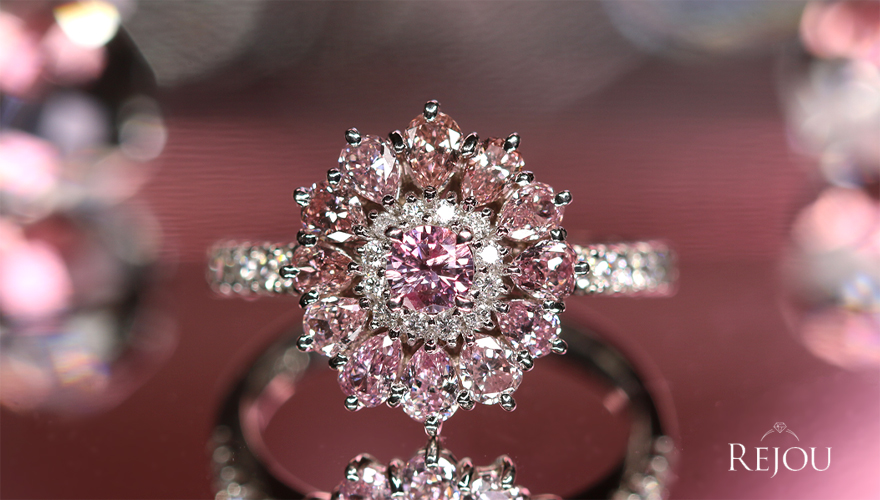 K18WG１．００重さ専用　ピンク　カラーダイヤモンド　１カラット　美品